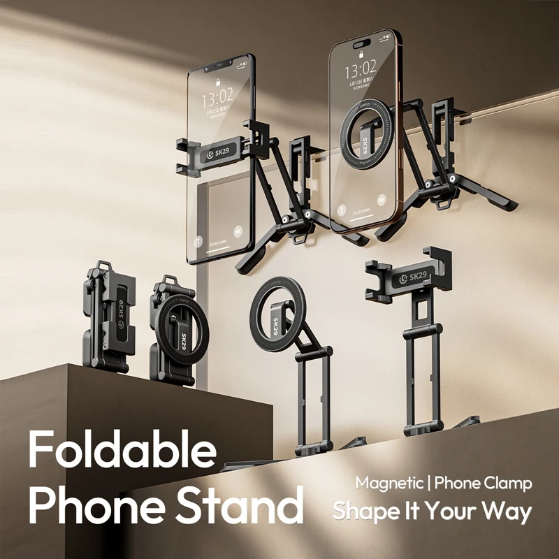 Ulanzi SK29 Foldable Phone Stand with Magnetic Ring - Imagem 2