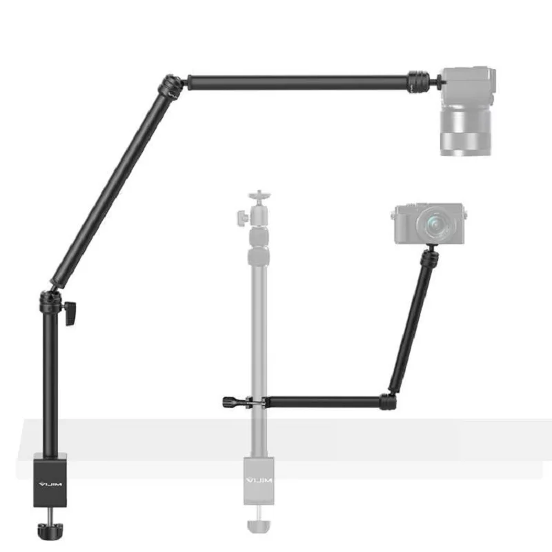 VIJIM LS02 LS08 Extend C Tripod Clamp 90cm Desk Stand Live - Imagem 2