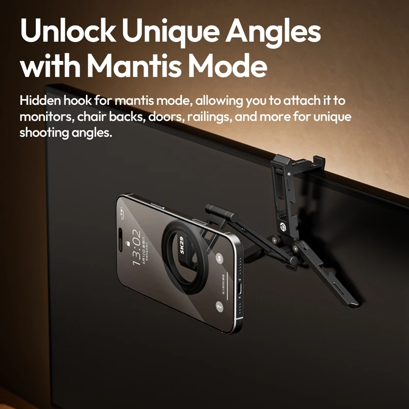 Ulanzi SK29 Foldable Phone Stand with Magnetic Ring - Imagem 4